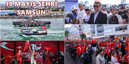 19 Mayıs Ruhu Şehrin Dört Bir Yanında Hissedildi 